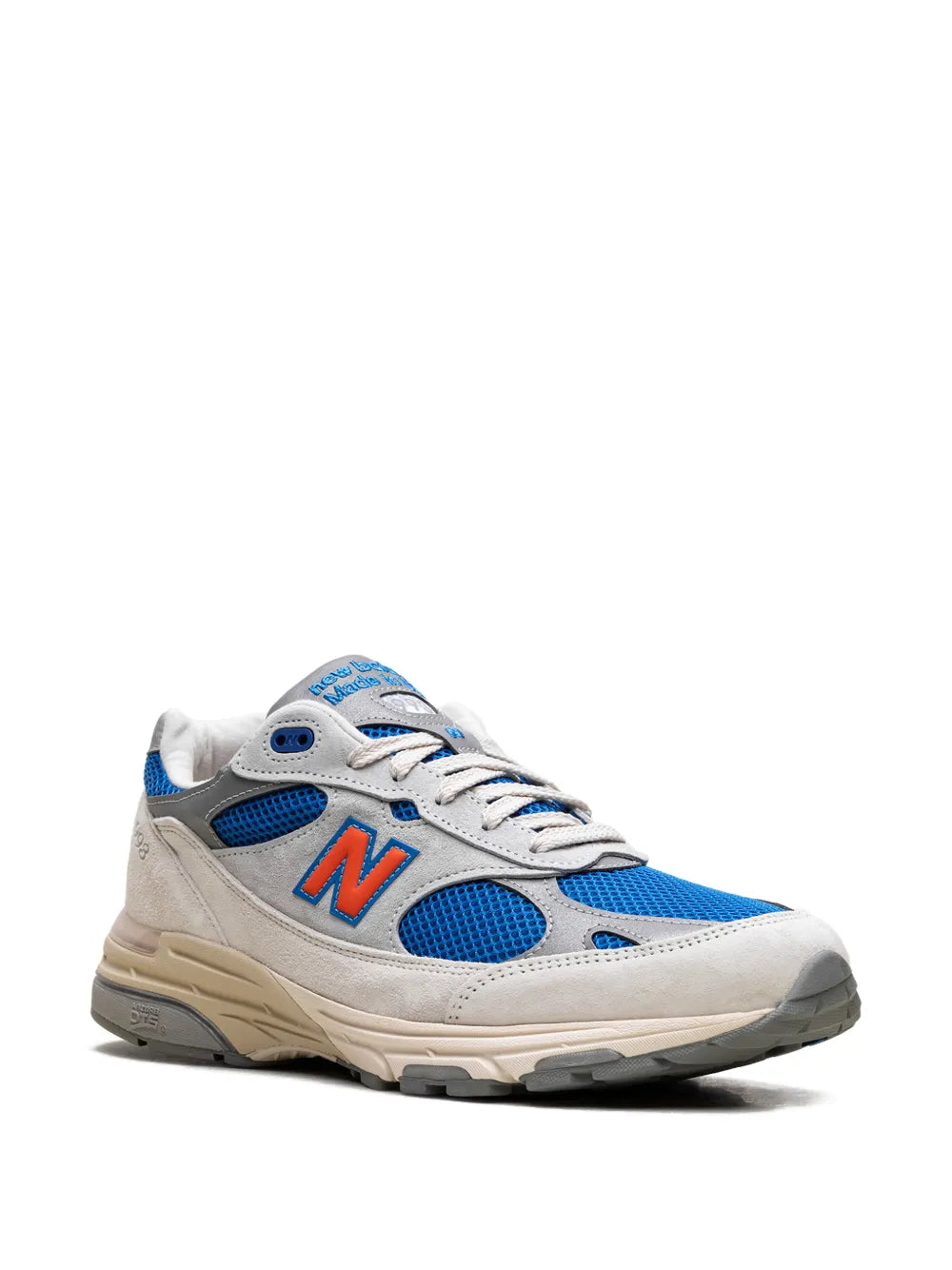 New Balance X Kith 993 Home Lace-Up — Grey — Size US M 3.5 - US W 5 — Side View