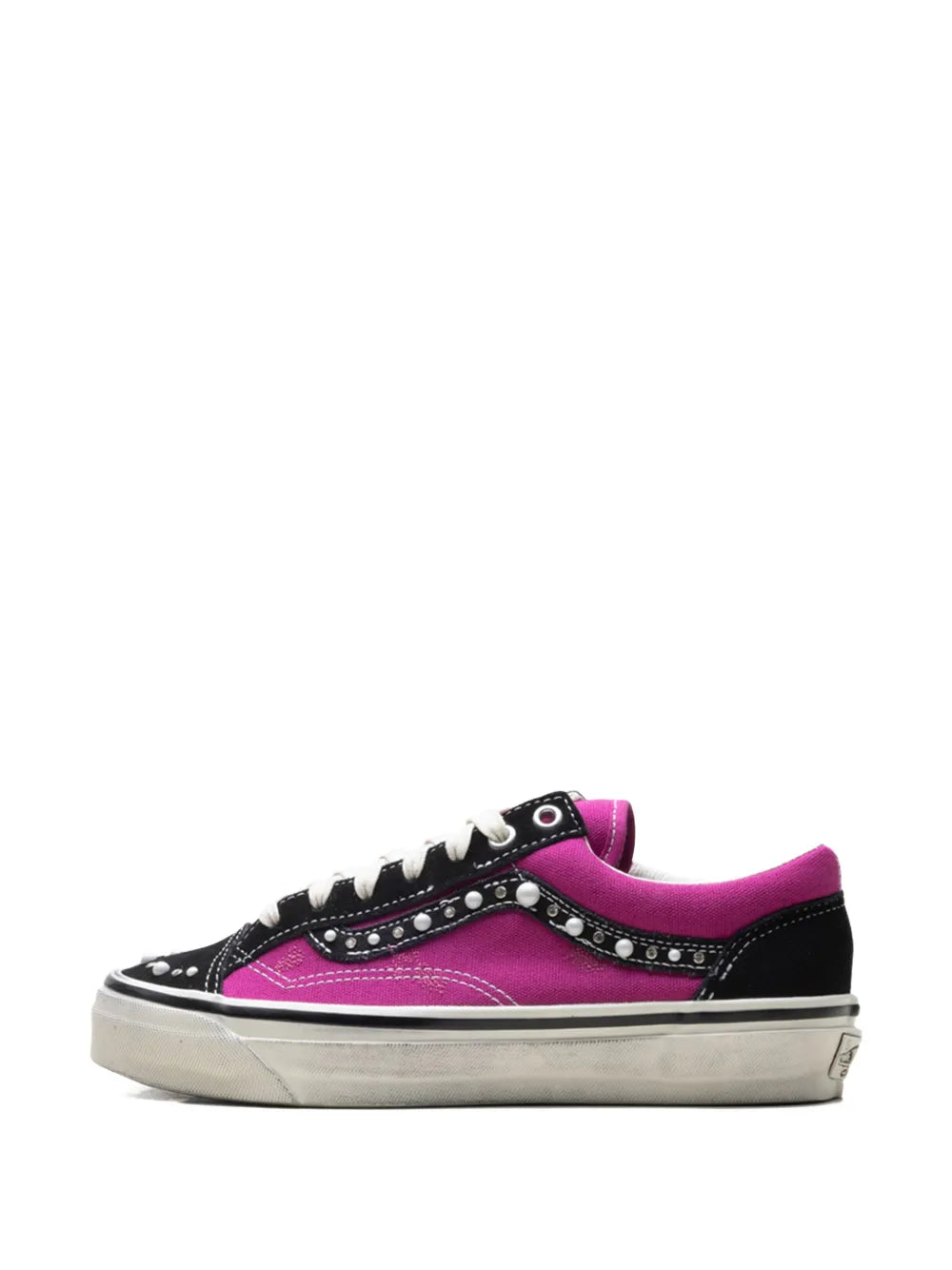 Vans Old Skool 36 Pearlised Studded — Pink — Size US M 3.5 - US W 5 — Detail View