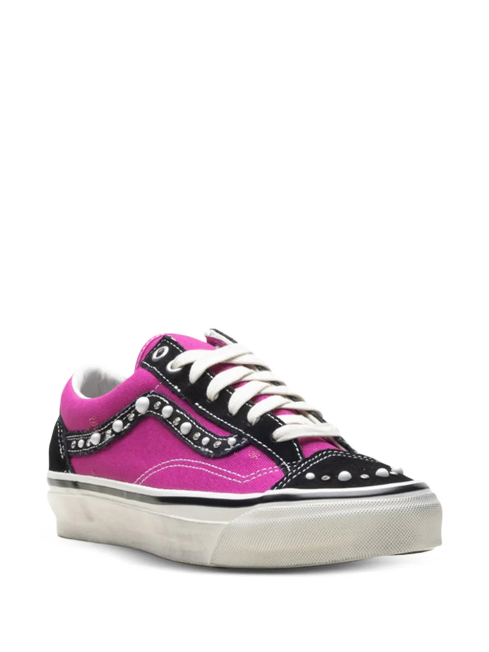 Vans Old Skool 36 Pearlised Studded — Pink — Size US M 3.5 - US W 5 — Side View