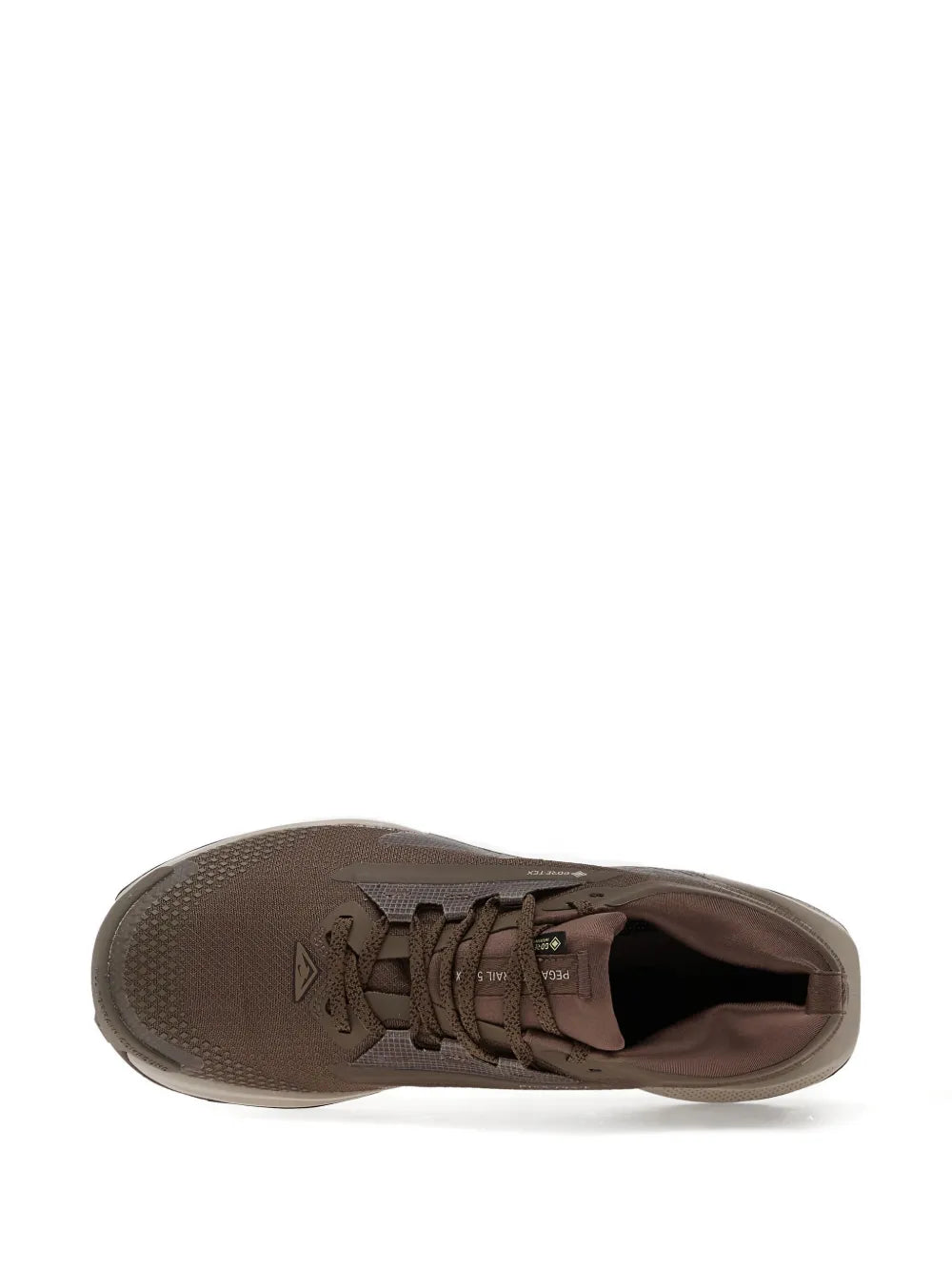Nike Pegasus Trail 5 Gore-Tex — Brown — Size US M 3.5 - US W 5 — Top View