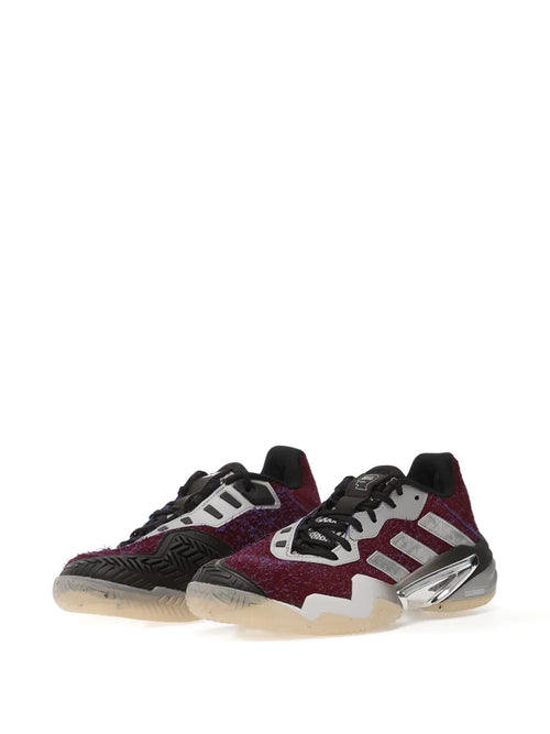 adidas X Brain Dead Barricade 13 Sneakers — Purple/Grey — Size US M 8 - US W 9.5 — Side View