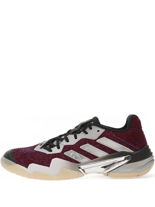 adidas X Brain Dead Barricade 13 Sneakers — Purple/Grey — Size US M 8 - US W 9.5 — Front View