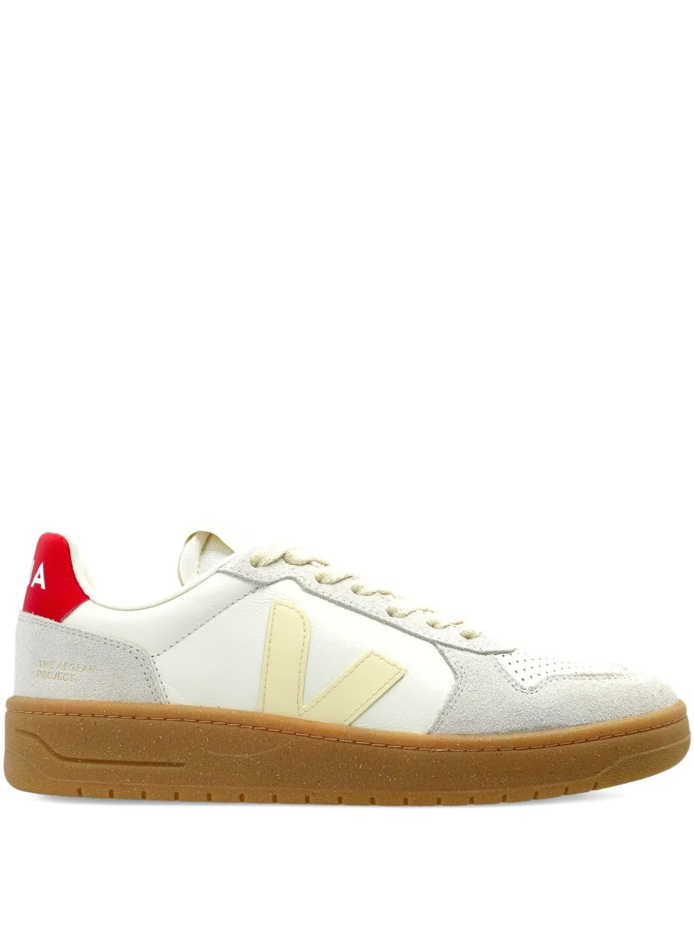 VEJA V-82 Perforated Panelled — Beige — Size US M 3.5 - US W 5 — Front View