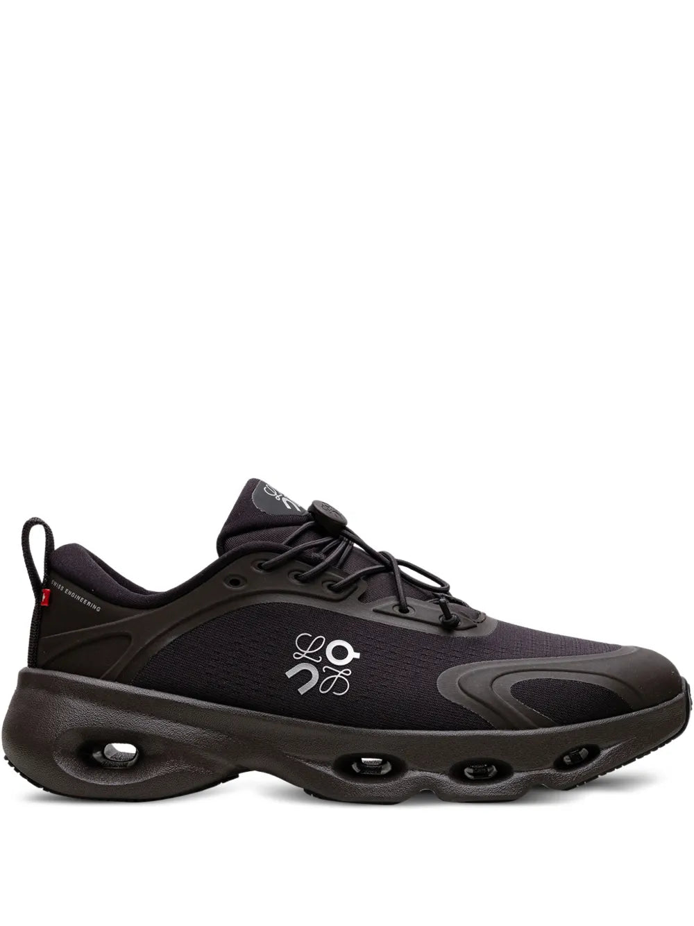 On Running X Loewe Cloudsolo Logo-Print — Black — Size US M 3.5 - US W 5 — Front View