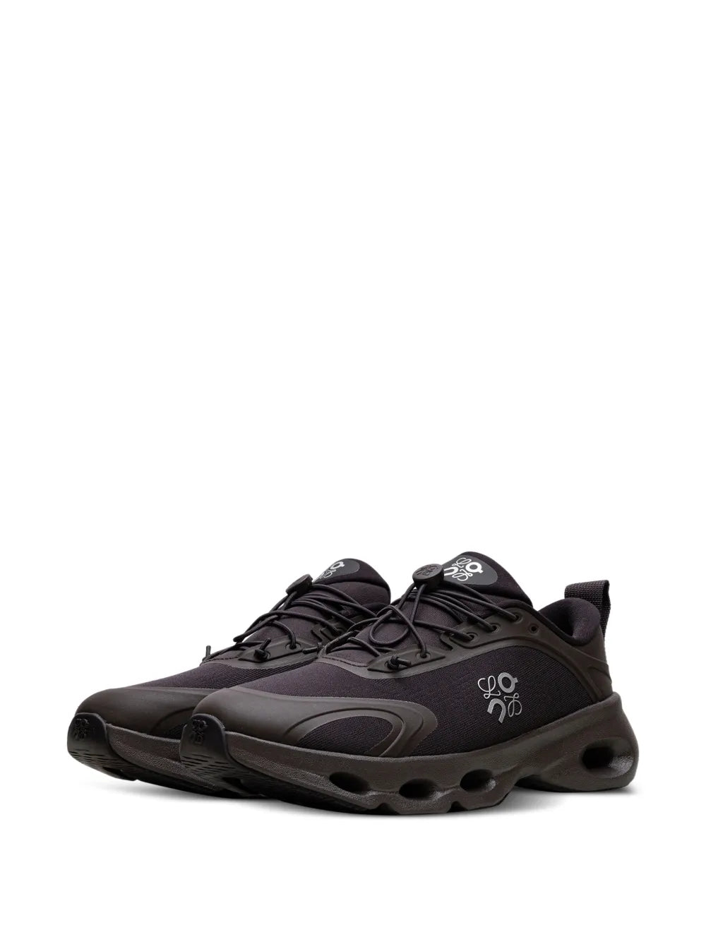 On Running X Loewe Cloudsolo Logo-Print — Black — Size US M 3.5 - US W 5 — Top View