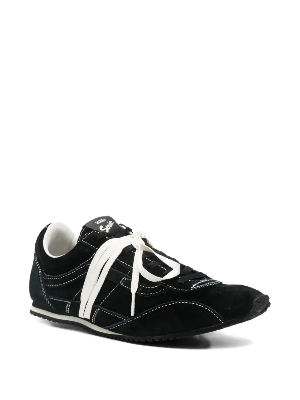 Vans Suede Stitching — Black — Size US M 3.5 - US W 5 — Side View