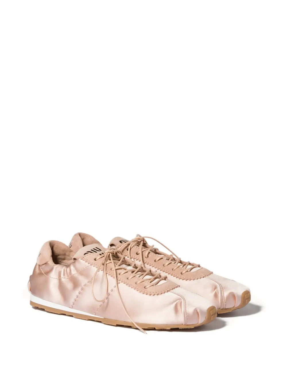 Miu Miu Plume Satin — Pink — Size US M 3.5 - US W 5 — Side View