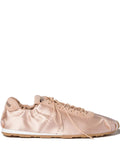 Miu Miu Plume Satin — Pink — Size US M 3.5 - US W 5 — Front View