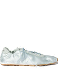 Miu Miu Plume Satin — Blue — Size US M 3.5 - US W 5 — Front View