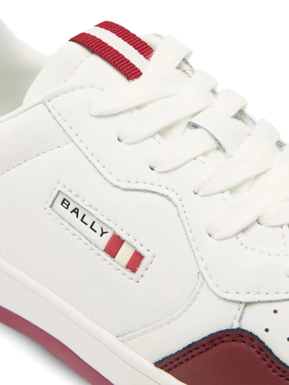 Bally Jasper Leather — White — Size US M 3.5 - US W 5 — Detail View