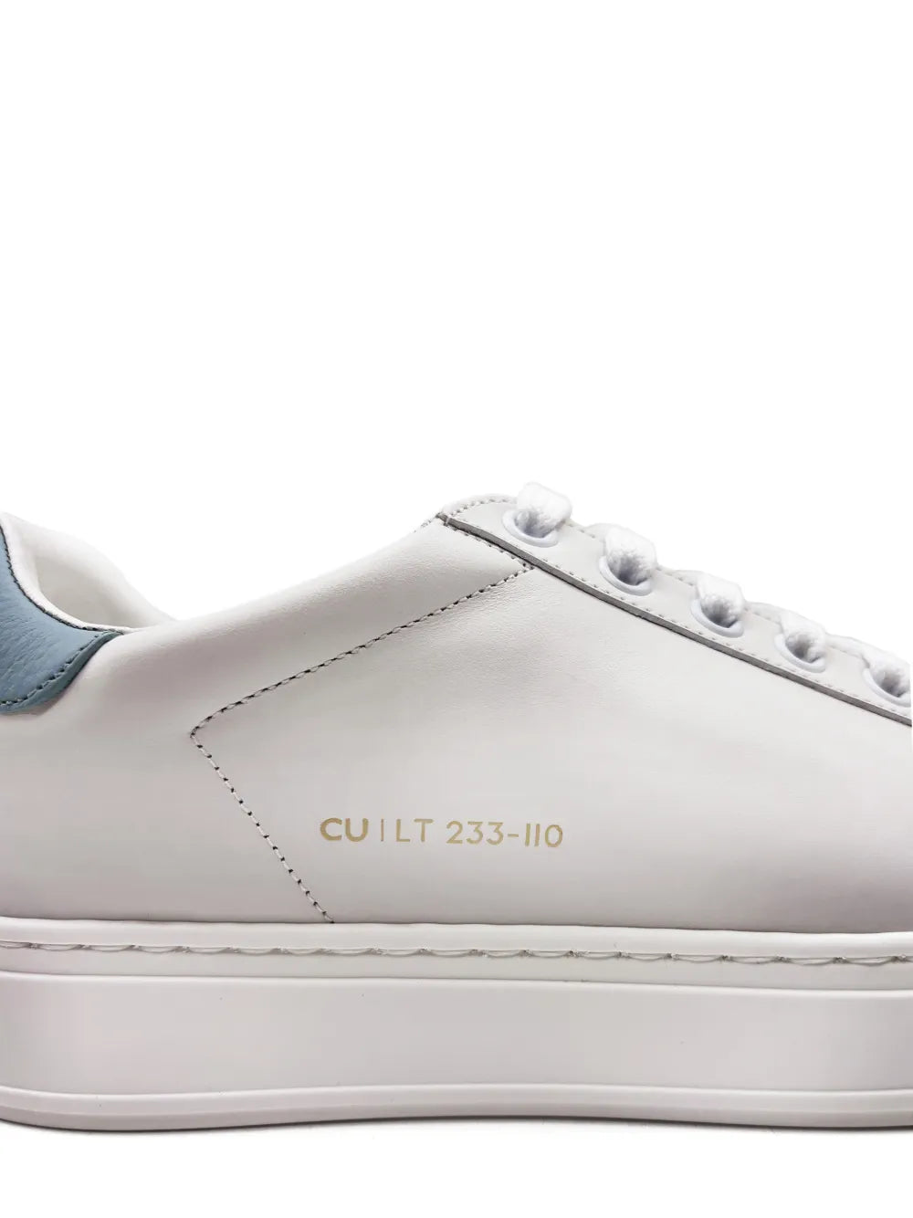 CU | LT ESSENCE Lace-Up Leather — Off White — Size US M 3.5 - US W 5 — Top View