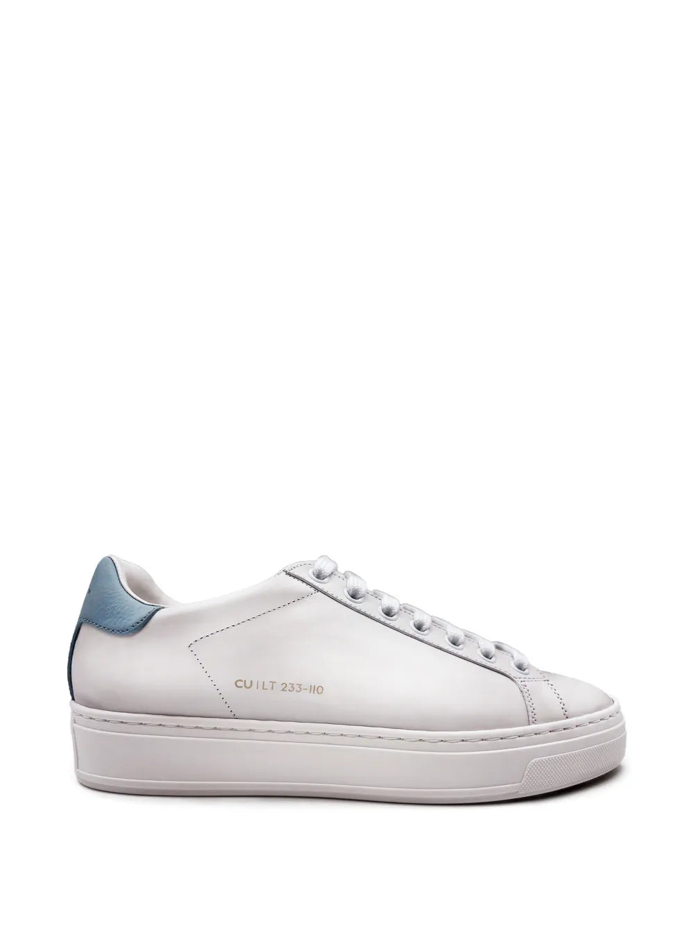 CU | LT ESSENCE Lace-Up Leather — Off White — Size US M 3.5 - US W 5 — Front View