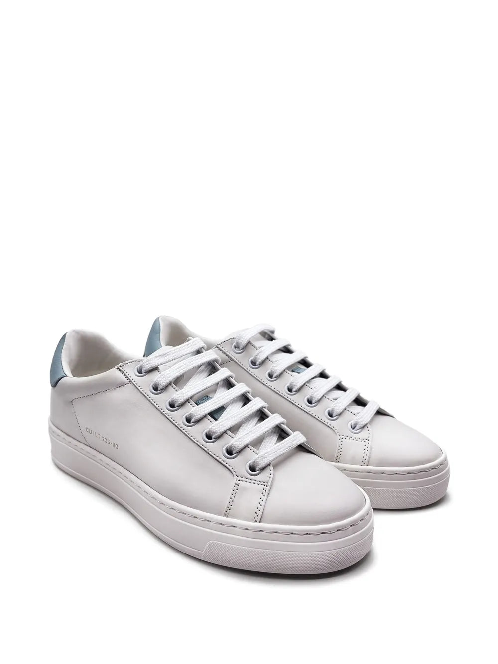 CU | LT ESSENCE Lace-Up Leather — Off White — Size US M 3.5 - US W 5 — Side View