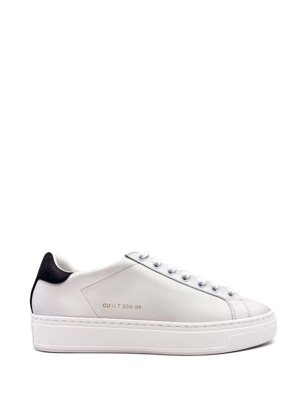CU | LT ESSENCE Lace-Up Leather — Black — Size US M 3.5 - US W 5 — Front View