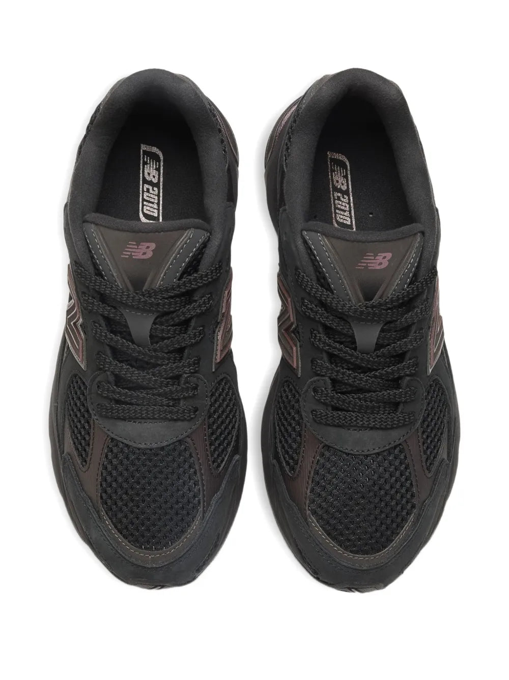 New Balance 2010 Logo-Patch — Black — Size US M 3.5 - US W 5 — Top View