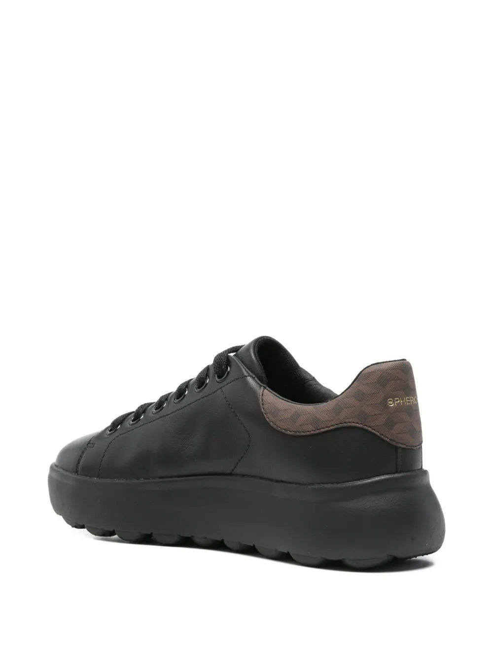 Geox Spherica Ec4.1 Lace-Up — Black — Size US M 3.5 - US W 5 — Back View