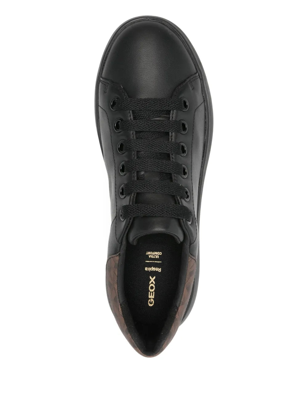 Geox Spherica Ec4.1 Lace-Up — Black — Size US M 3.5 - US W 5 — Top View