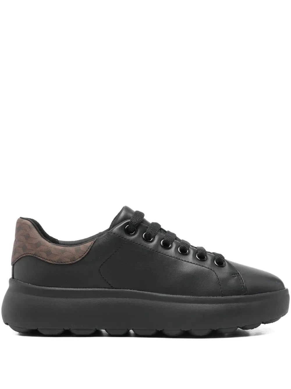Geox Spherica Ec4.1 Lace-Up — Black — Size US M 3.5 - US W 5 — Front View
