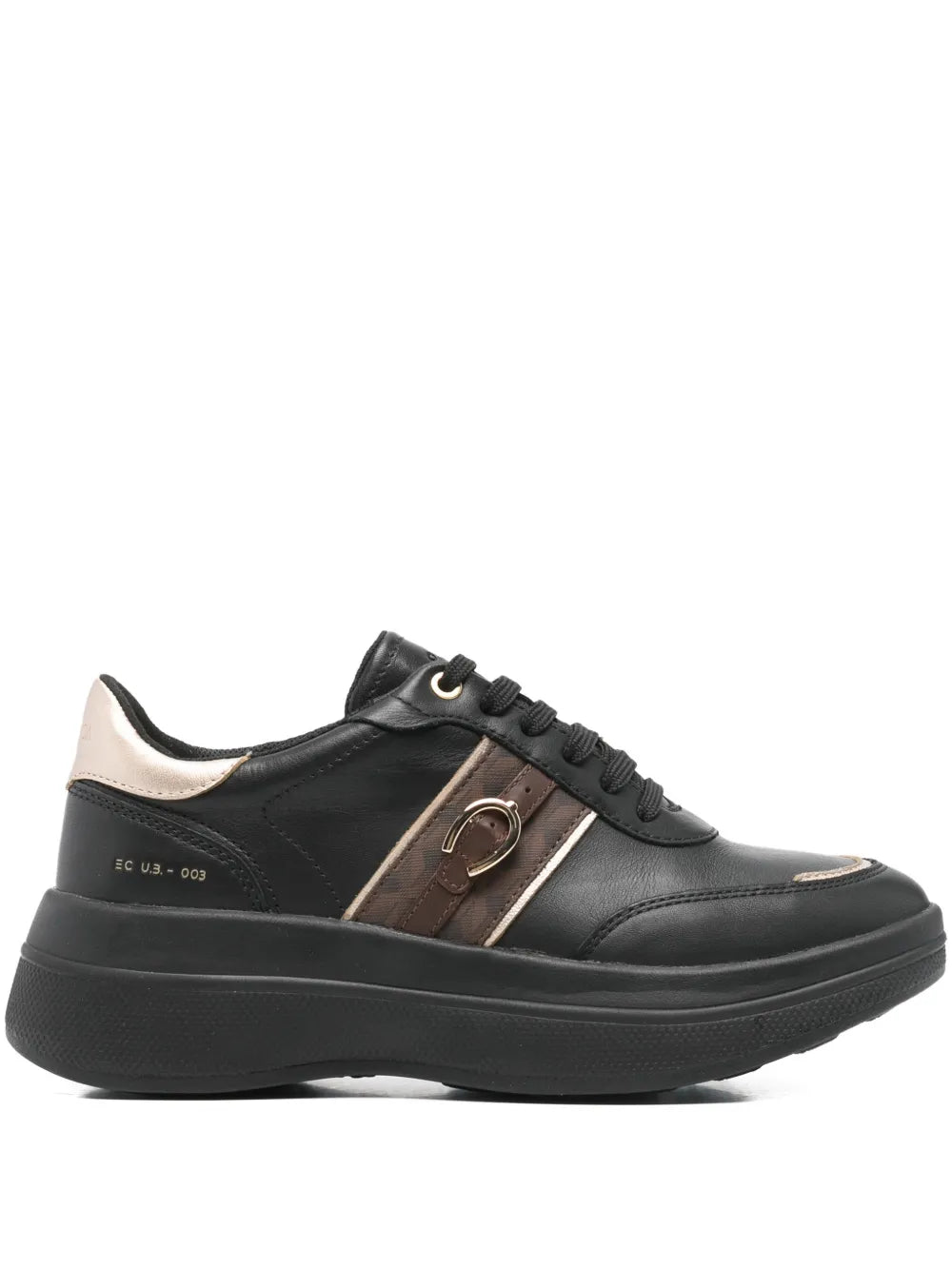 Geox Spherica Ecub-3 — Black — Size US M 3.5 - US W 5 — Front View