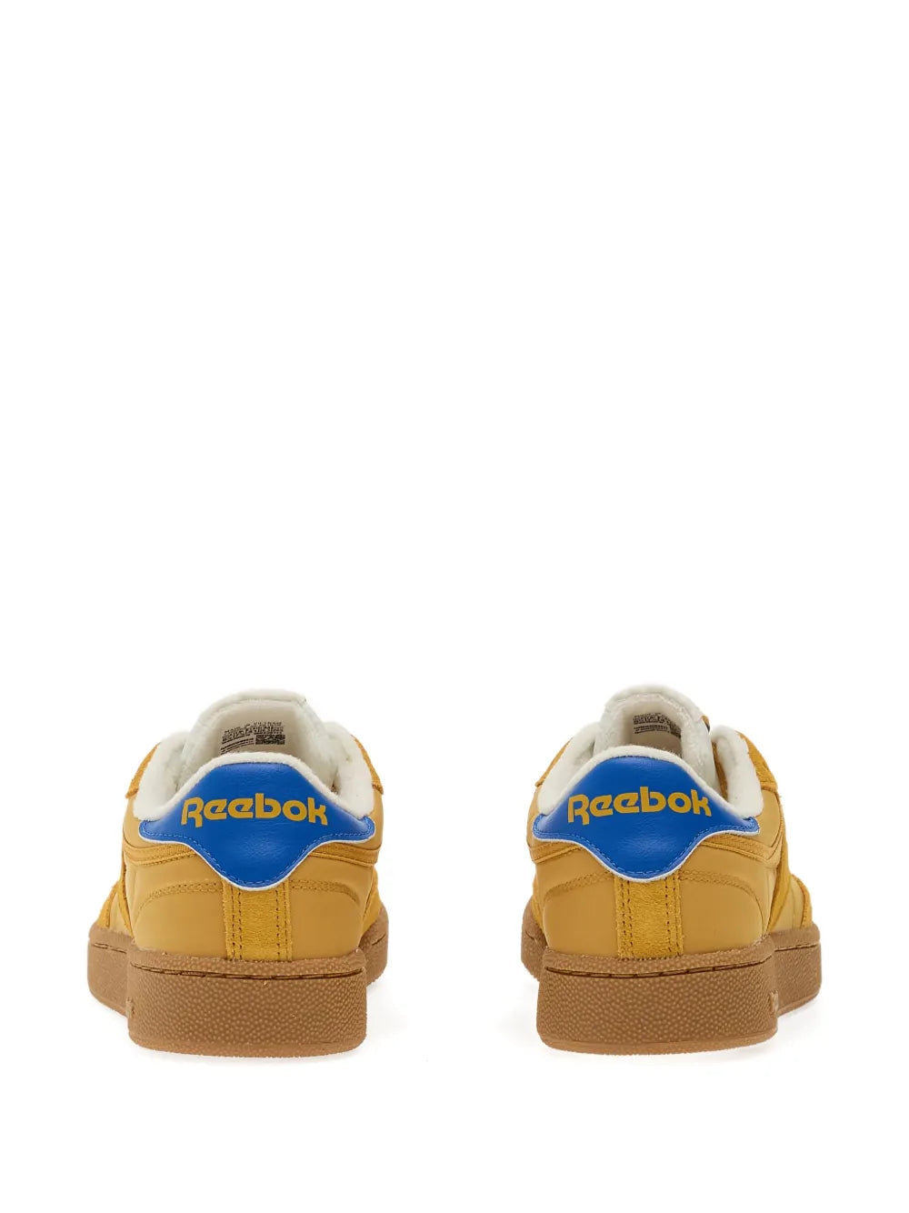 Reebok Club C 85 — Yellow — Size US M 3.5 - US W 5 — Detail View