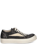 Rick Owens DRKSHDW Vintage Sneaks Metallic-Effect — Black — Size US M 3.5 - US W 5 — Front View