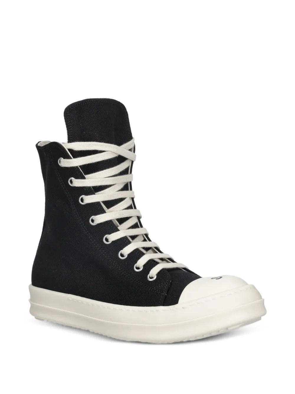 Rick Owens DRKSHDW Sneaks Side-Zip — Black — Size US M 3.5 - US W 5 — Side View