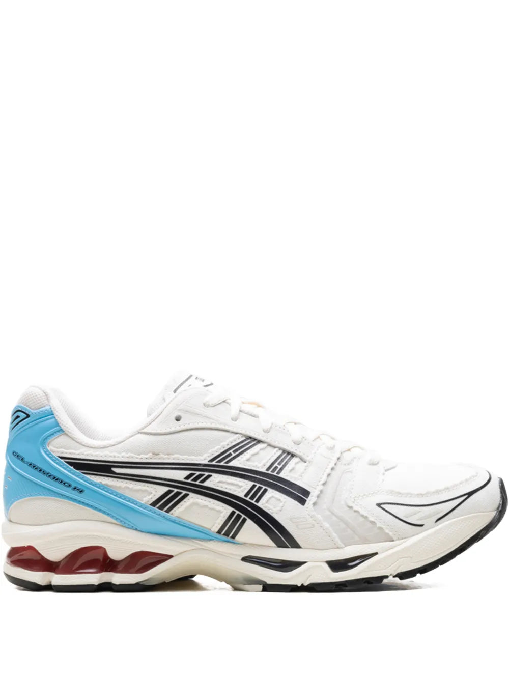 ASICS X Kith Gel-Kayano 14 Striped — Black — Size US M 3.5 - US W 5 — Front View