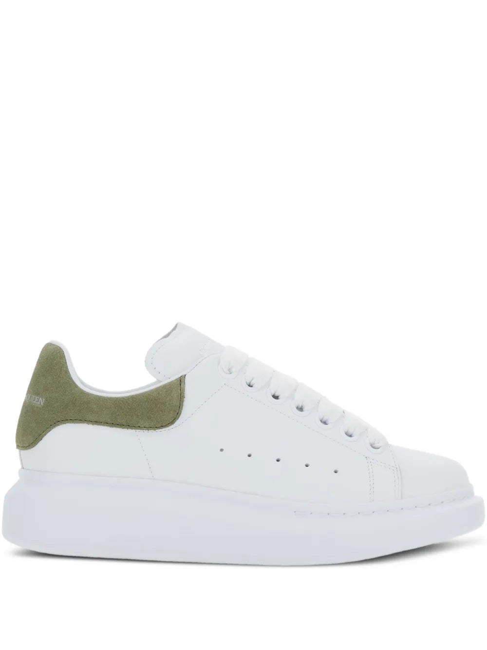 Alexander McQueen Perforated-Detail — White — Size US M 3.5 - US W 5 — Front View