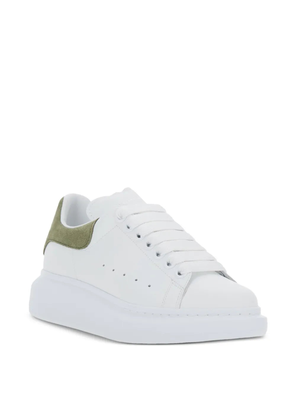 Alexander McQueen Perforated-Detail — White — Size US M 3.5 - US W 5 — Side View