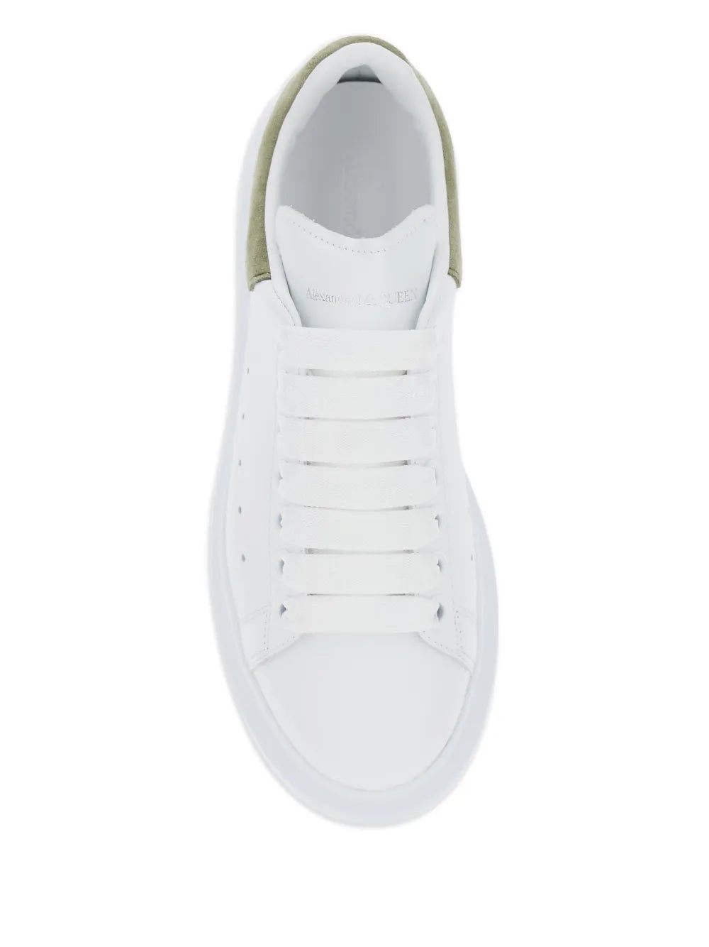 Alexander McQueen Perforated-Detail — White — Size US M 3.5 - US W 5 — Top View