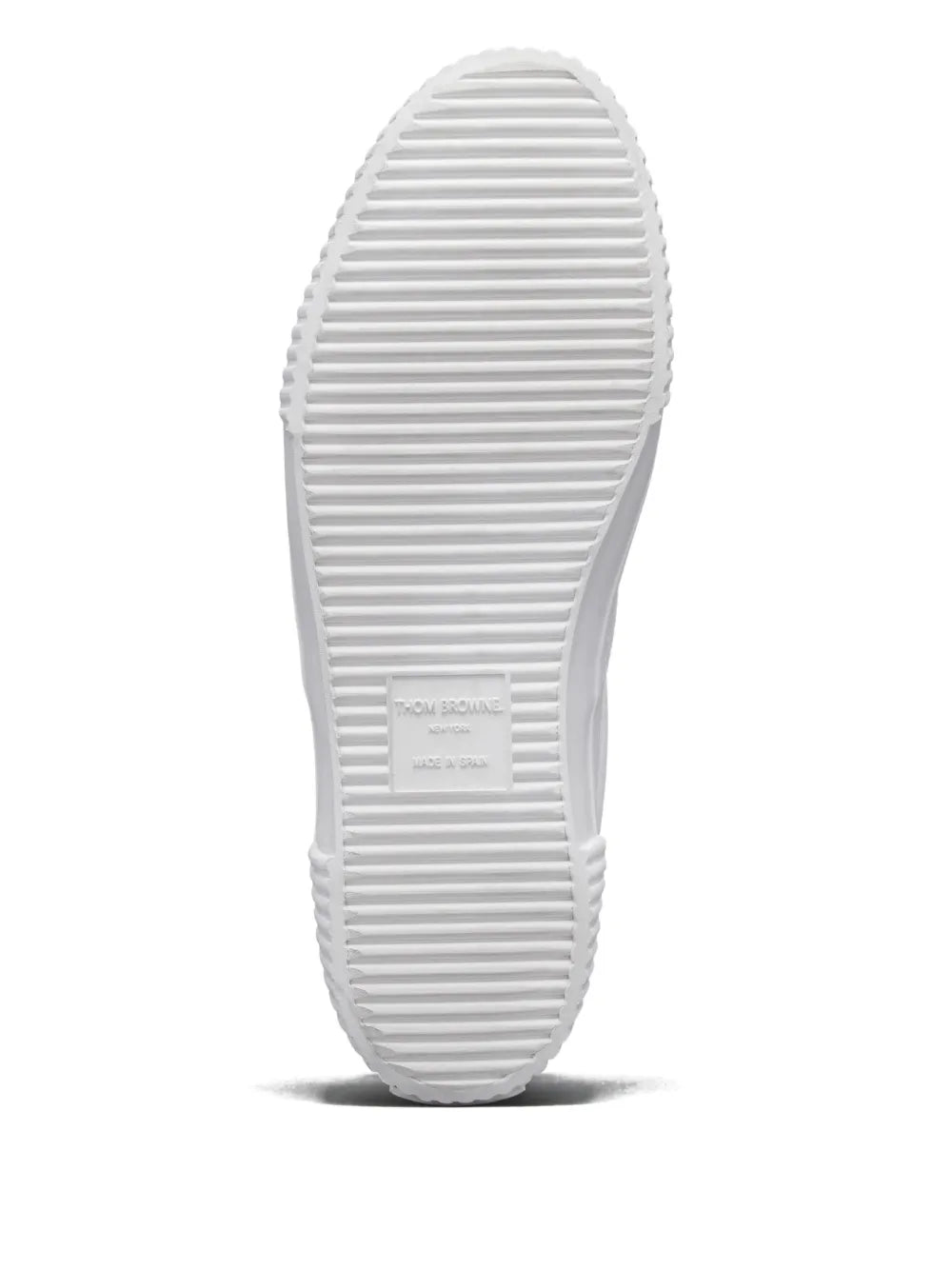 Thom Browne Panelled Grosgrain Loop — White — Size US M 3.5 - US W 5 — Top View