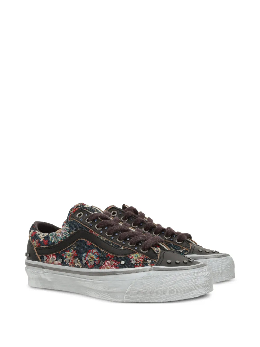 Vans Old Skool 36 Vibram Floral — Black — Size US M 3.5 - US W 5 — Side View