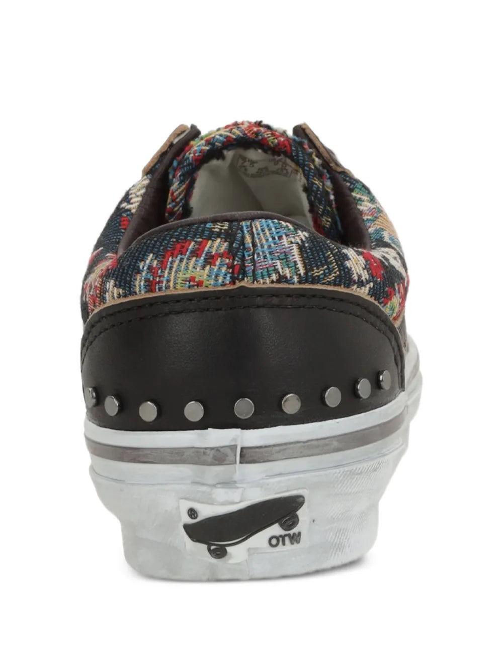 Vans Old Skool 36 Vibram Floral — Black — Size US M 3.5 - US W 5 — Back View