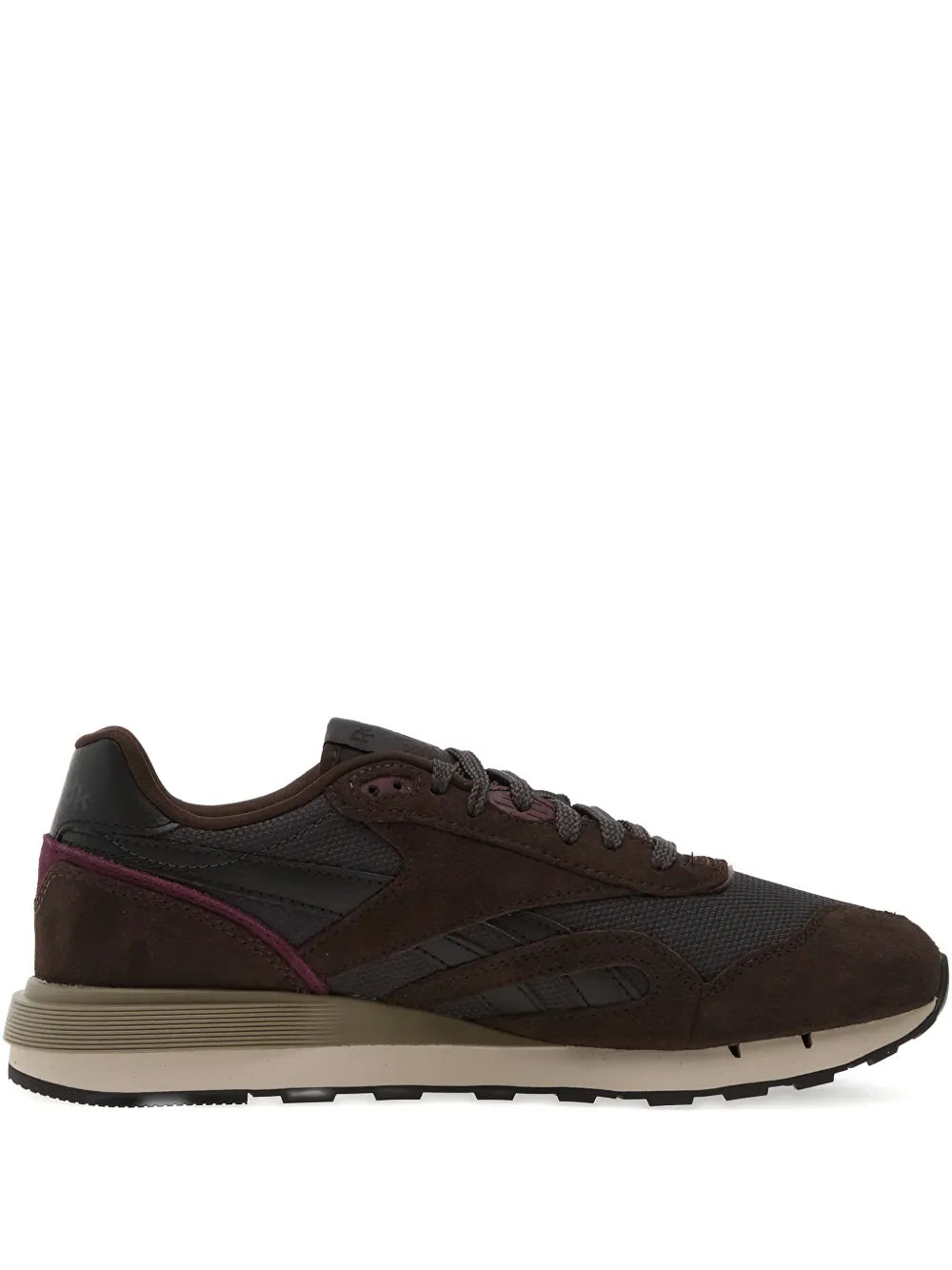 Reebok Classic Nylon 89 Lace-Up — Brown — Size US M 3.5 - US W 5 — Front View