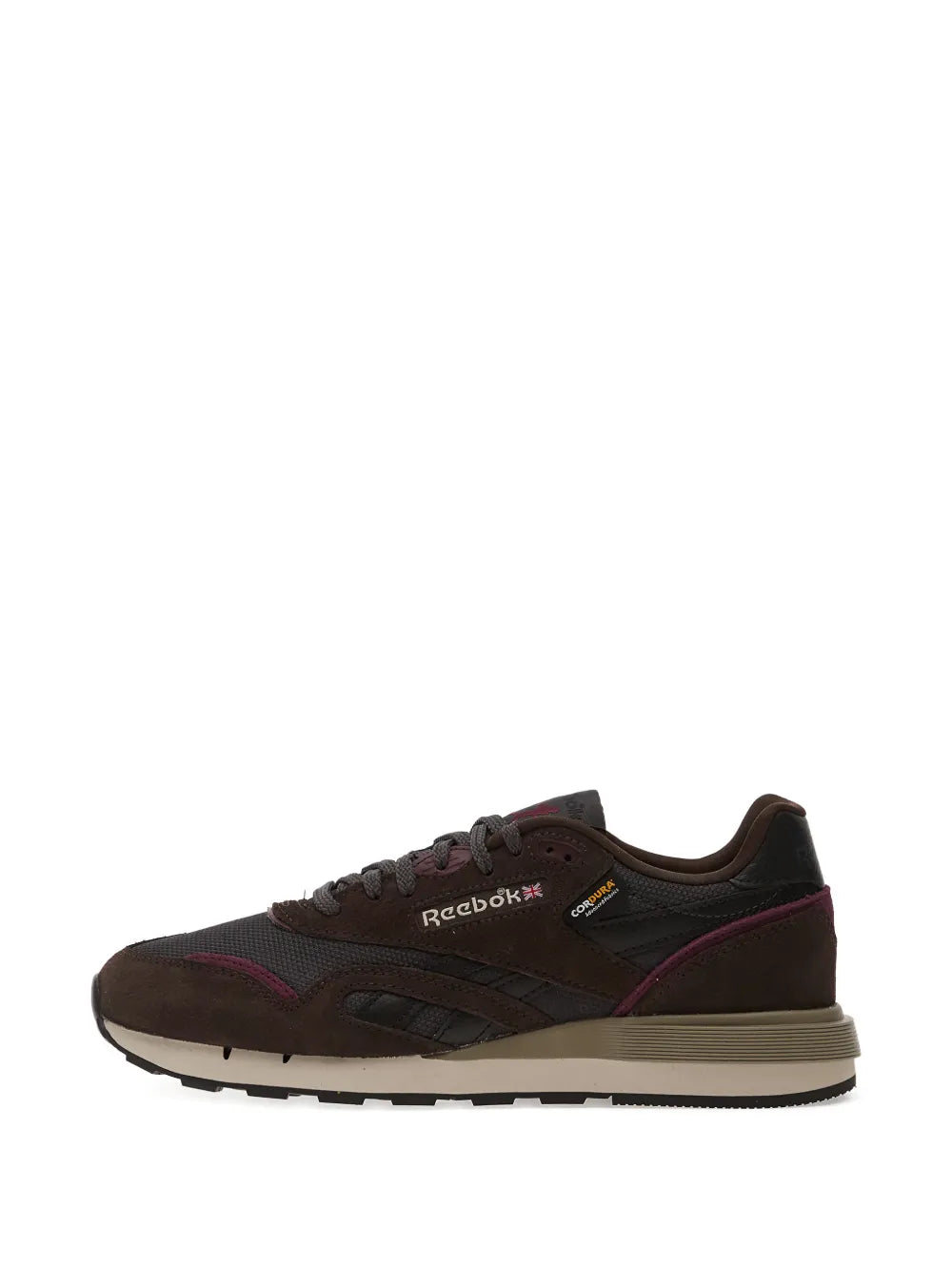 Reebok Classic Nylon 89 Lace-Up — Brown — Size US M 3.5 - US W 5 — Back View