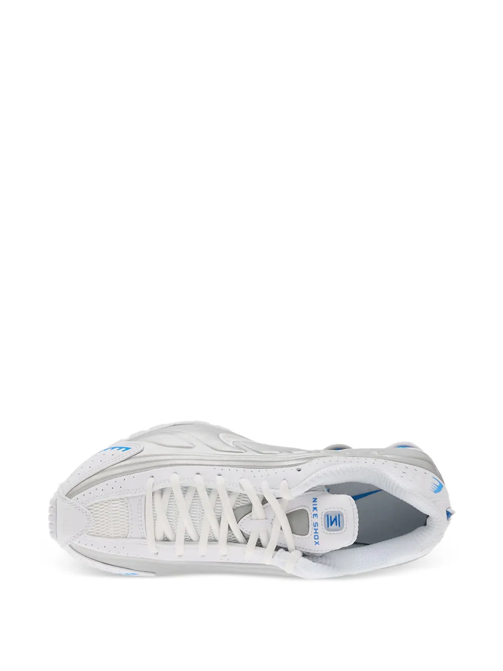 Nike Shox R4 Perforated — White — Size US M 3.5 - US W 5 — Top View