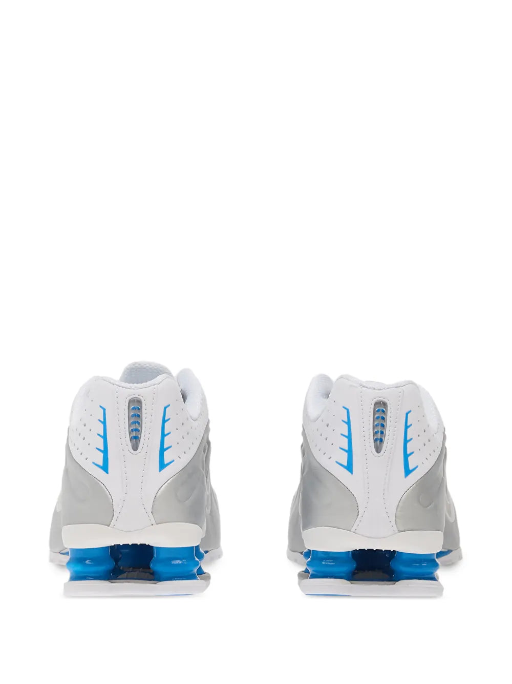 Nike Shox R4 Perforated — White — Size US M 3.5 - US W 5 — Back View