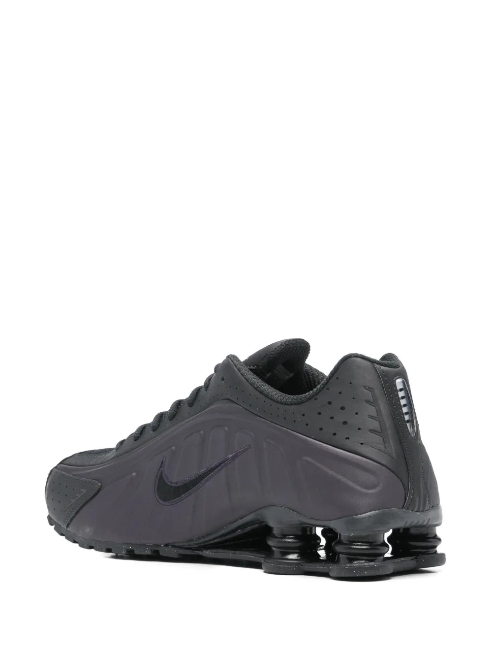 Nike Shox Logo Detail Trainers — Black — Size US M 3.5 - US W 5 — Back View