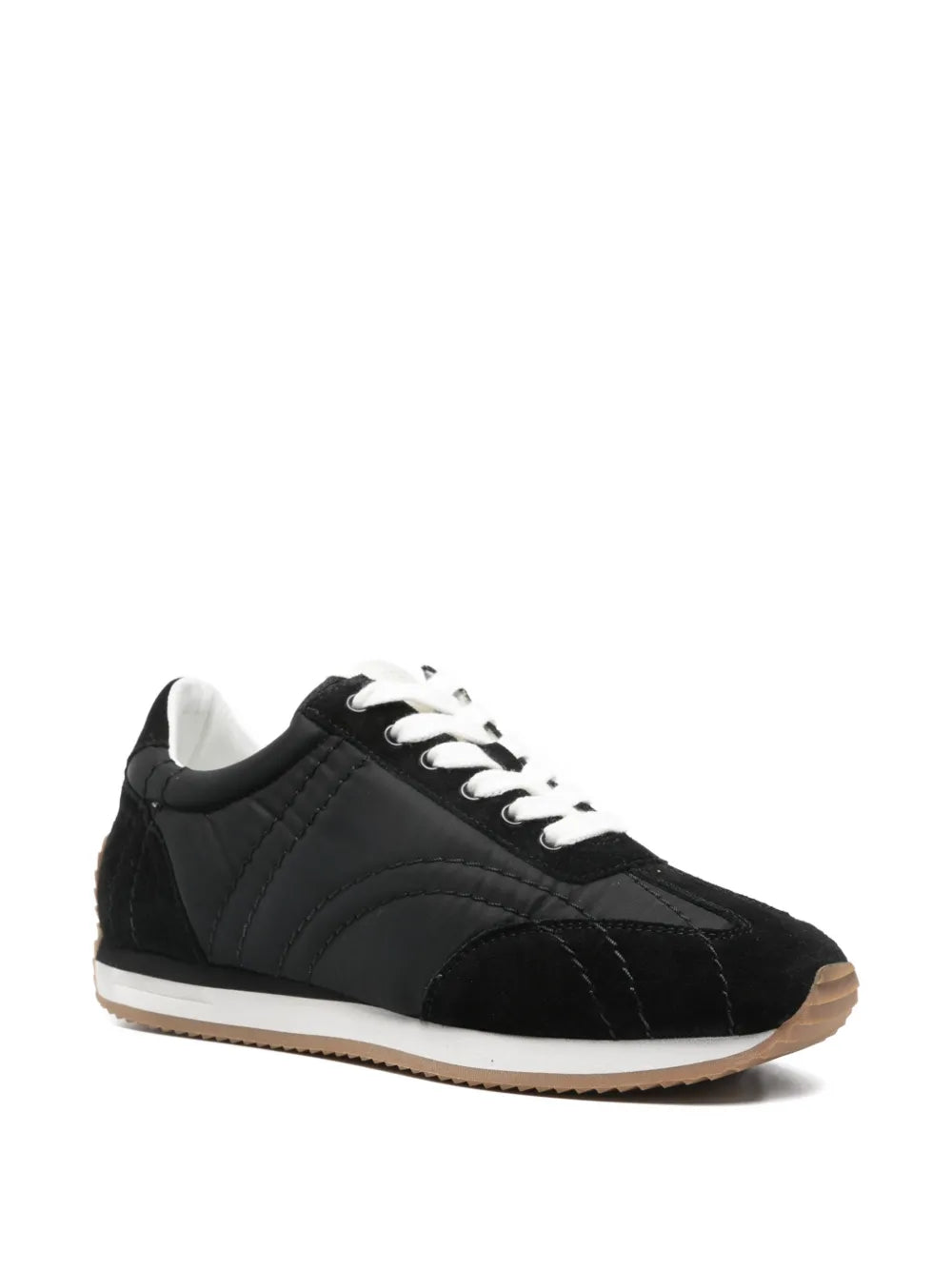 TOTEME Padded Lace-Up — Black — Size US M 3.5 - US W 5 — Side View