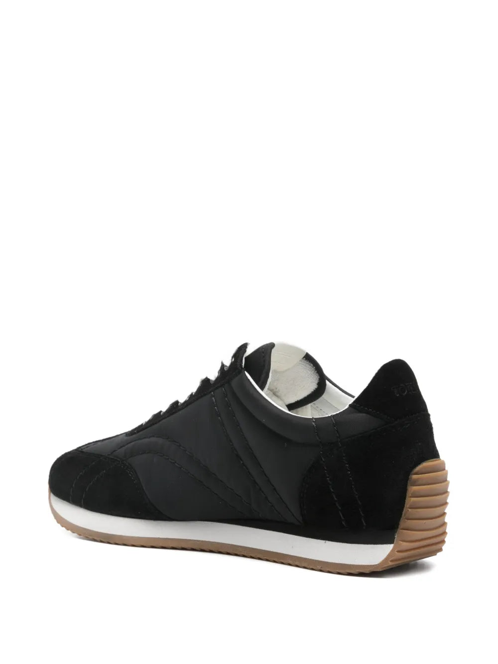 TOTEME Padded Lace-Up — Black — Size US M 3.5 - US W 5 — Back View