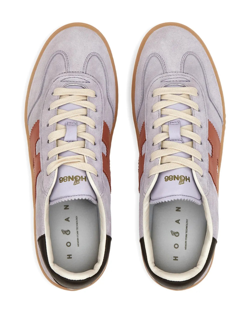 Hogan Cool Suede — Purple — Size US M 3.5 - US W 5 — Top View