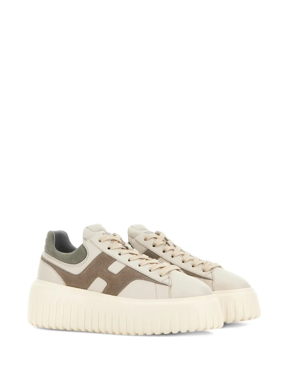 Hogan H-Stripes — Beige — Size US M 3.5 - US W 5 — Side View