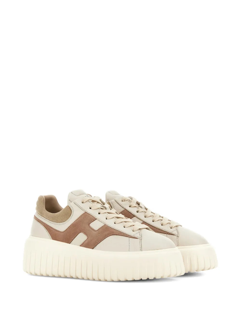 Hogan H-Stripes — Beige — Size US M 3.5 - US W 5 — Side View
