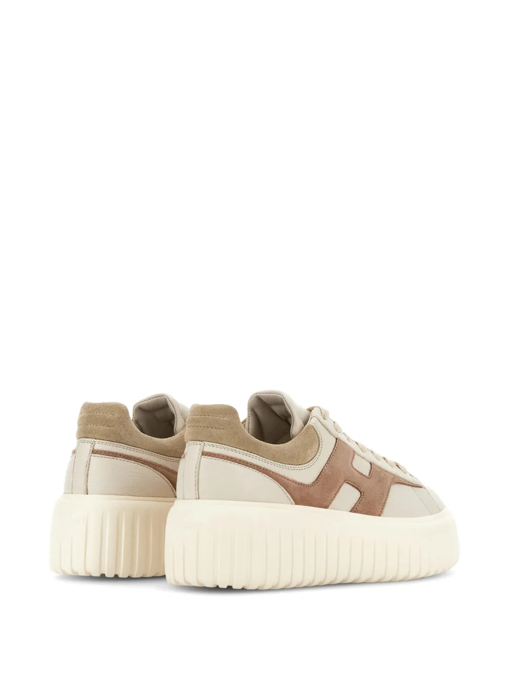 Hogan H-Stripes — Beige — Size US M 3.5 - US W 5 — Top View