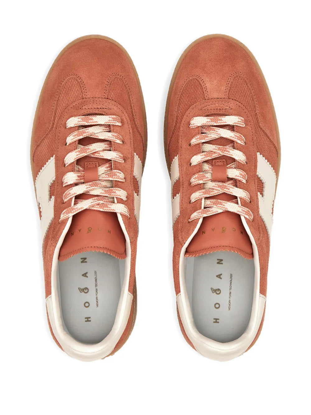 Hogan H698 Platform — Orange — Size US M 3.5 - US W 5 — Top View