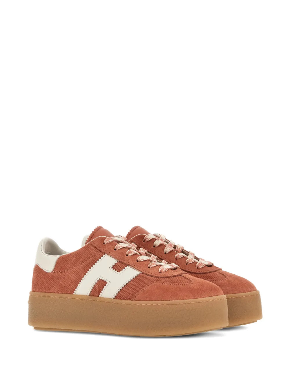 Hogan H698 Platform — Orange — Size US M 3.5 - US W 5 — Side View