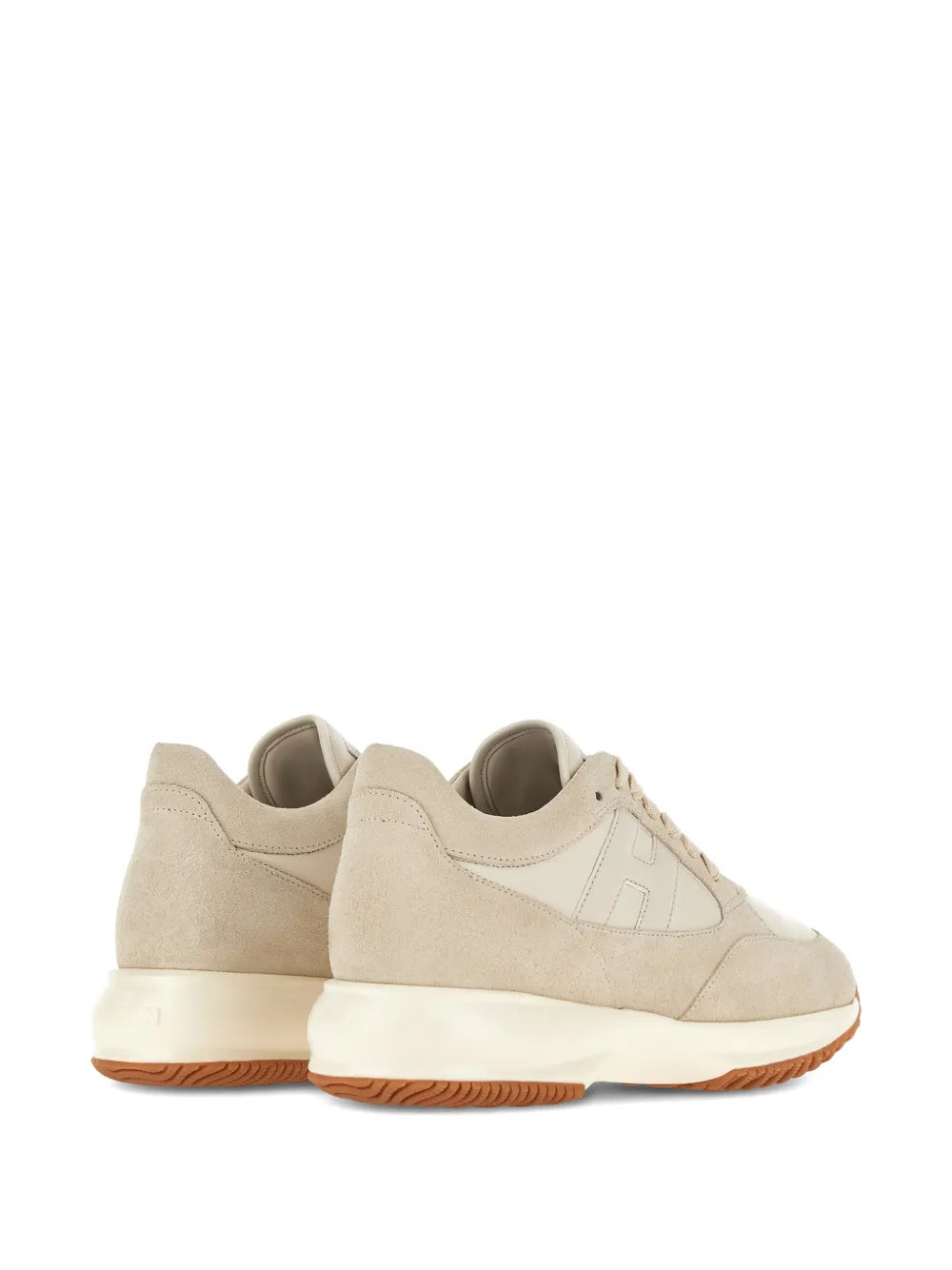 Hogan Suede — Beige — Size US M 3.5 - US W 5 — Back View