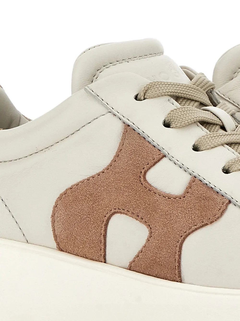 Hogan Rebel Logo-Applique — Beige — Size US M 3.5 - US W 5 — Detail View