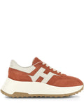 Hogan Hi-Fi Suede — Orange — Size US M 3.5 - US W 5 — Front View