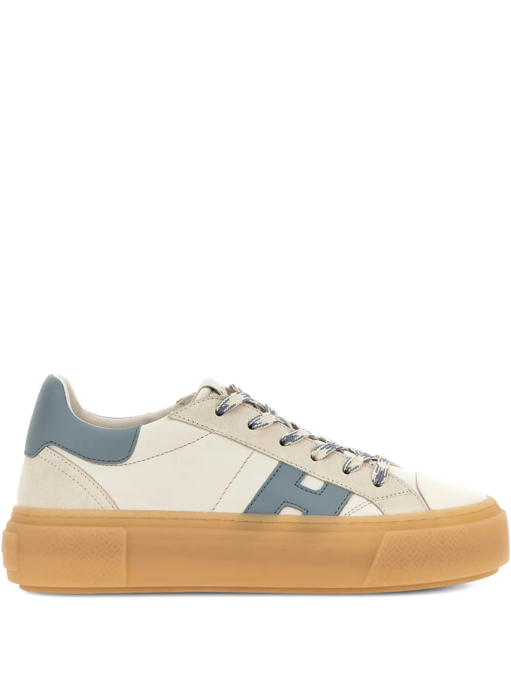 Hogan H705 Platform — White — Size US M 3.5 - US W 5 — Front View